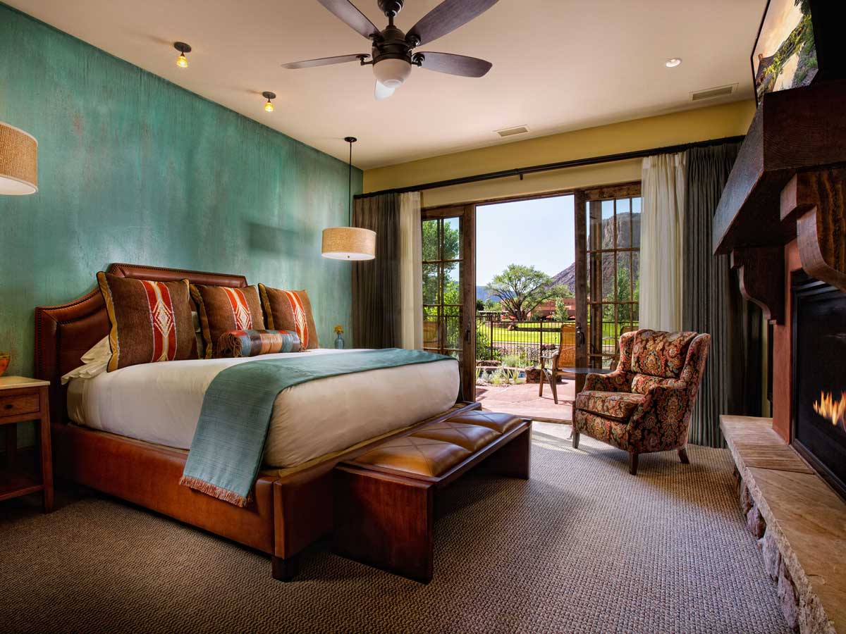 Hacienda Casita Bedroom at Gateway Canyons Resort