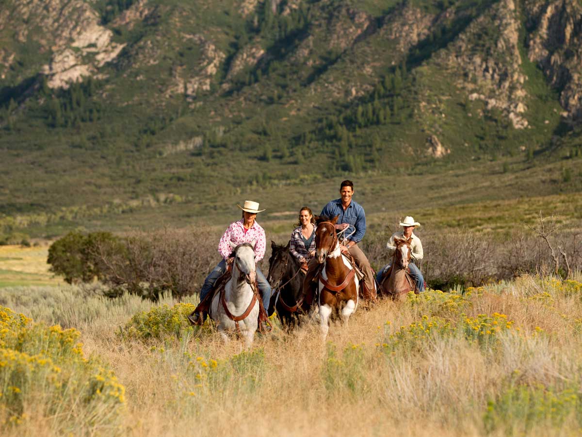 People Riding Horses