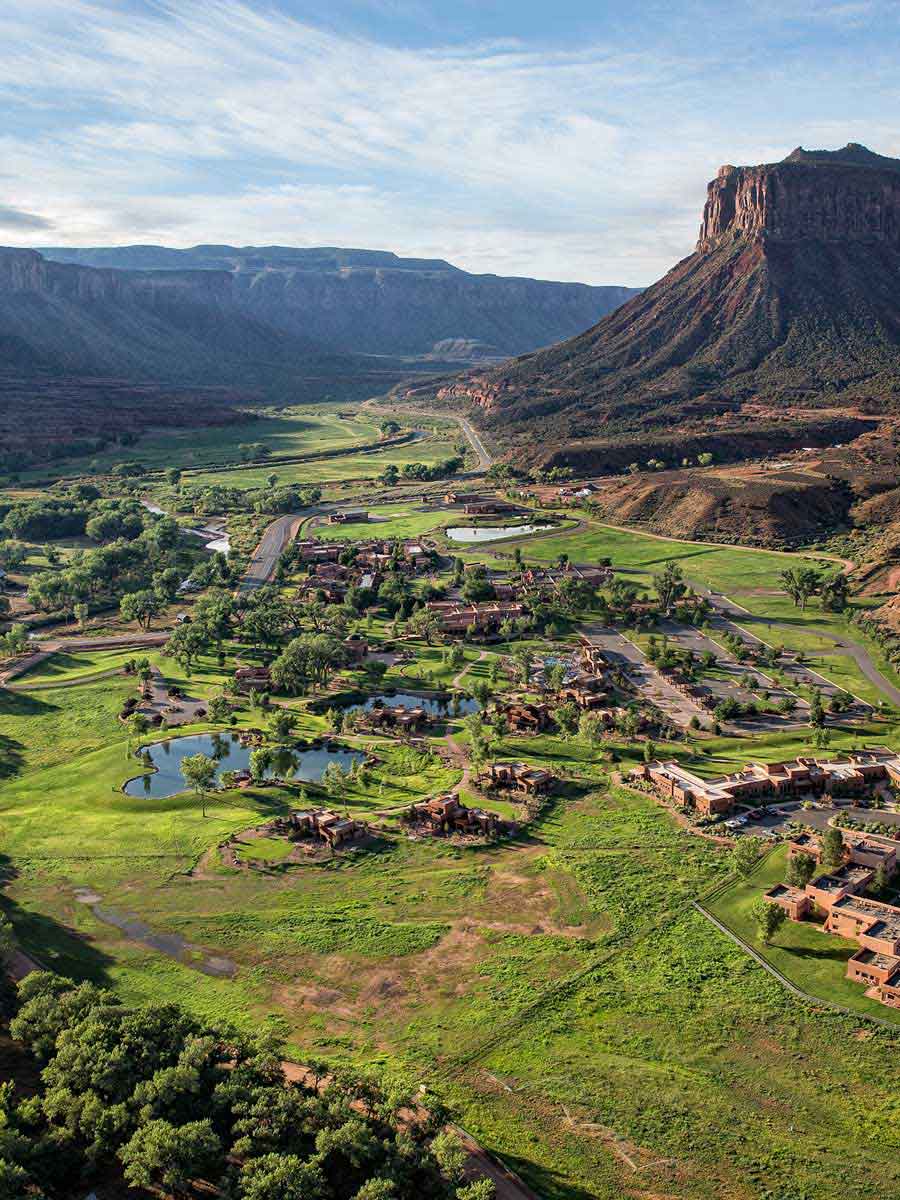 View of Gateway Canyon Resort