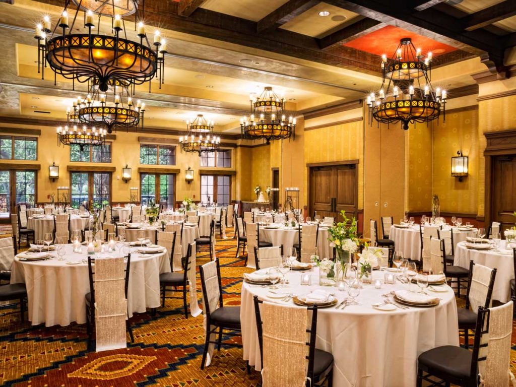 Wedding reception at Gateway Canyons Resort