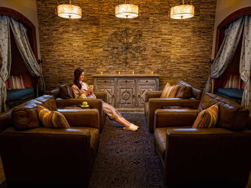 woman after spa at Gateway Canyons Resort